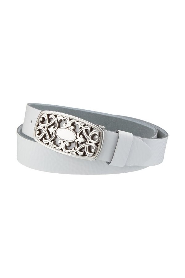 MGM - Ceinture - Femme - Blanc Weiß - FR : 82 Taille fabricant : 80 