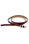 Aodexius Ceinture en cuir pour femme avec boucle traditionnelle en métal - Marron - Taille Unique
