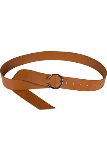 styleBREAKER Ceinture pour femmes, unicolore, avec boucle en forme de fer à cheval, ceinture pour les hanches, unicolore, tai