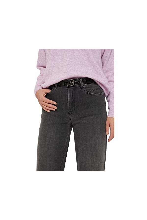 Esprit 111EA1S302 Ceinture, 001/BLACK, 90 Femme