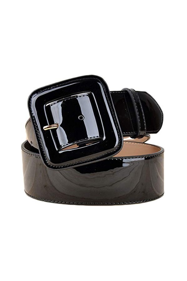 Amosfun 1 Ceinture en Cuir véritable de Style européen pour Femme