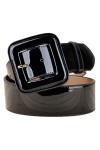 Amosfun 1 Ceinture en Cuir véritable de Style européen pour Femme