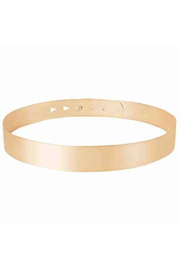 BABEYOND Ceinture de Robe en Métal Ceinture de Robe Mariée Courroie Métal Ceinture Mince Ceinture Élégant pour Robe Décoratio