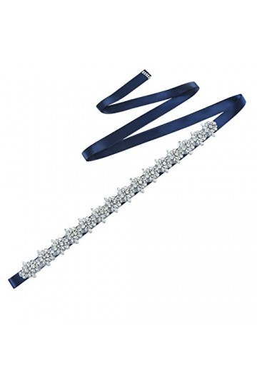 ULAPAN Ceinture de mariée avec strass et strass - - taille unique