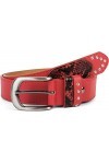 styleBREAKER ceinture pour femmes avec des strass et des détails aspect peau de serpent, longueur réglable 03010102, couleur:
