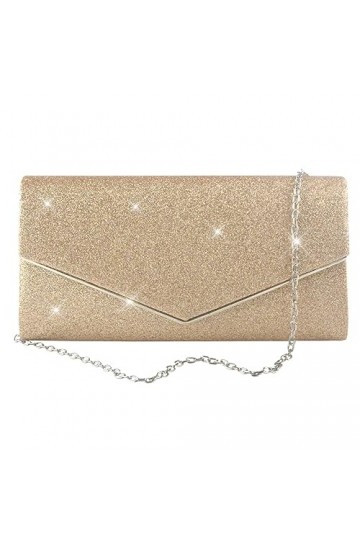 APOMOONS Pochette pour femme - Sac de soirée à paillettes - Élégant - Sac à bandoulière pour mariage, fête, banquet, vacances