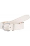 Calvin Klein CK Must Ceinture Ronde avec Boucle en métal 25 mm, Crystal Gray, 125 Femme
