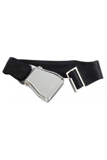 Skybelt Ceinture de sécurité aéronautique Argenté/noir