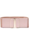 beltox fine 3" large ceinture élastique extensible Cinch ceinture cummerbund pour Femmes Moyen Ceinture rose
