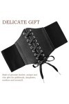 Udekit Ceinture Corset Élastique pour Femme Vintage Cinch Ceinture 3 pièces/ensemble 