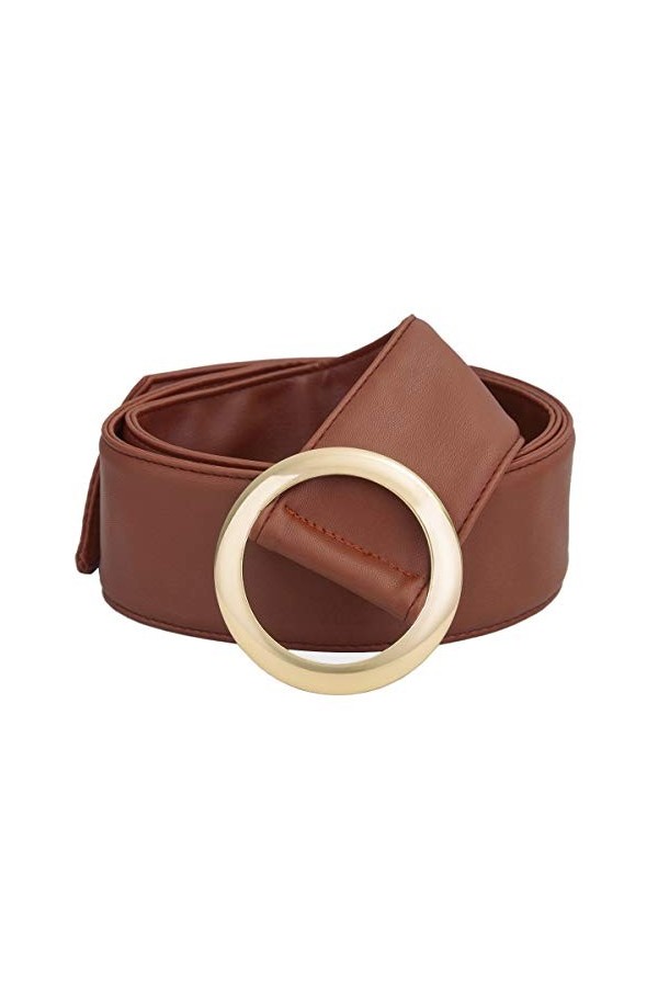 KYEYGWO - Ceinture - Femme Taille unique - Marron - Taille unique