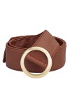 KYEYGWO - Ceinture - Femme Taille unique - Marron - Taille unique