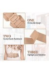 Lot de 2 ceintures larges pour femmes pour robes et robes,Ceinture élastique pour femmes,Ceinture extensible rétro,Ceinture e