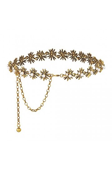 CHIC DIARY Ceinture chaîne Western Concho pour femme, style 2, taille unique