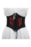 CHENGZI Ceintures élastiques pour chemise - Large ceinture de serrage - Ceinture décorative pour femmes et filles, Cercle, ta