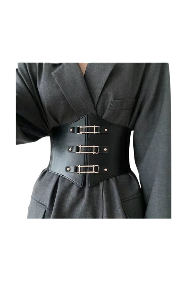 CHENGZI Ceintures élastiques pour chemise - Large ceinture de serrage - Ceinture décorative pour femmes et filles, Cercle, ta