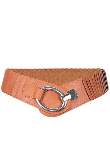irisaa Ceinture large pour femme XL - Ceinture élastique extra longue à partir de 103 cm - Ceinture élastique avec fermeture 