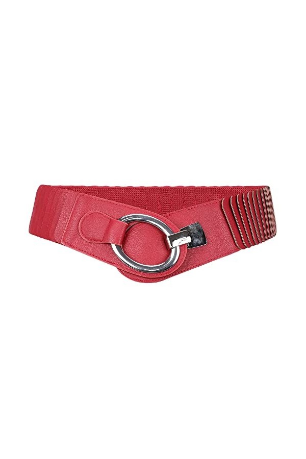 irisaa Ceinture large pour femme XL - Ceinture élastique extra longue à partir de 103 cm - Ceinture élastique avec fermeture 