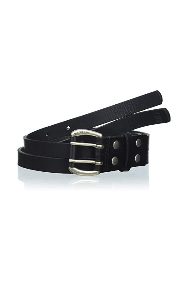 G-STAR RAW Double Dast Gürtel Femme ,Multicolore dk black/antic silver D23107-3127-9285 , 100