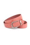 Anthoni Crown Ledergürtel Ceinture, Pink, 100 Femme