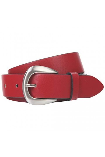 Lindenmann Womens Leather Belt/Womens Belt, leather belt, dark blue, Farbe/Color:bleu, Size US/EU:Waist Size 41.5 XL EU 105