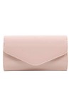 Pochette Sac de Soirée Mariage à Main Epaule Laqué Style Enveloppe pour Femme Dame Blanc 