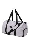 Jadyn B Weekender Bag - 56 cm./ 52L - Sac de Voyage/Sac de polochon/Sac de Sport/Gym avec Poche à Chaussure Navy Floral 