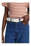 ESPRIT 993EA1S315 Ceinture, 100/WHITE, 80 Femme