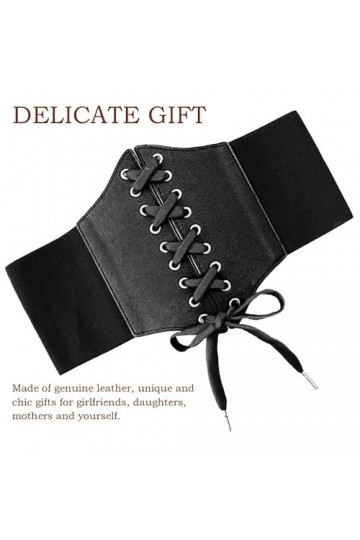 Udekit Ceinture Corset Élastique pour Femme Vintage Cinch Ceinture 3 pièces/ensemble 