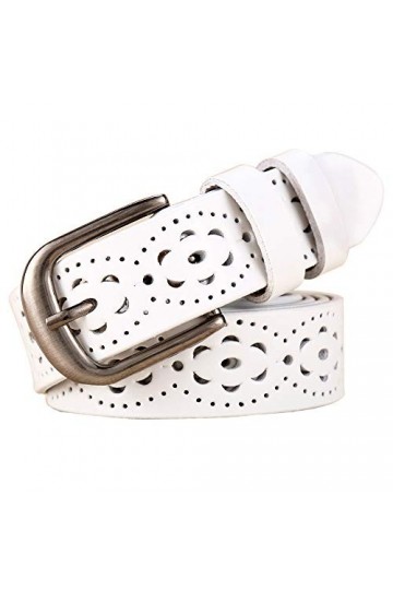 Ceinture Vintage Véritable large à la taille large et à la taille Vintage Classic Durable avec boucle en alliage