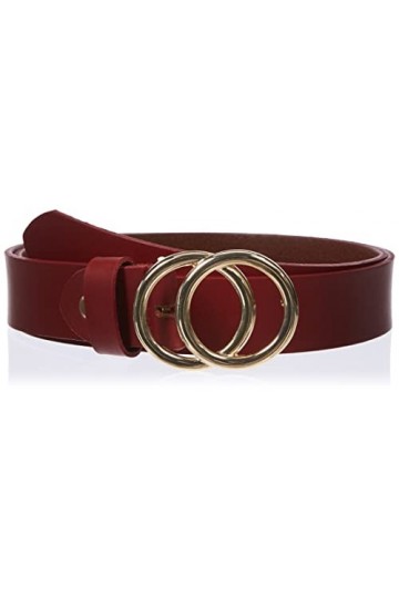 MGM Cercles de Ceinture, Rouge foncé/doré, 105 cm Femme