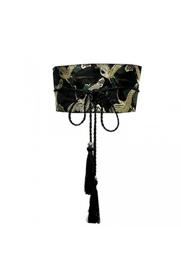 Fancy Pumpkin Tenue de Kimono Japonais Yukata pour Femme avec Ceinture Ceinture Harajuku-J16,240x10 CM,Color16