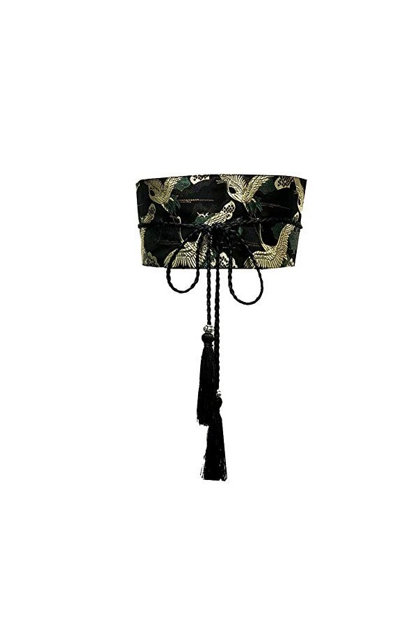 Fancy Pumpkin Tenue de Kimono Japonais Yukata pour Femme avec Ceinture Ceinture Harajuku-J16,240x10 CM,Color16