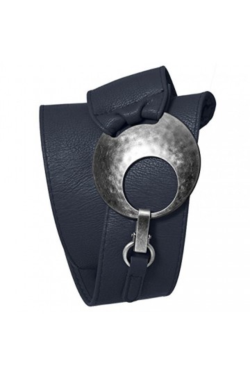 Caspar GU225 Ceinture large pour femme, Taille:105, Couleur:noir