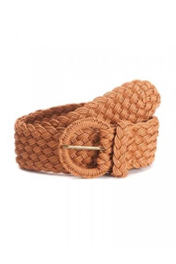 Tamaris Woven Belt W105 Cognac