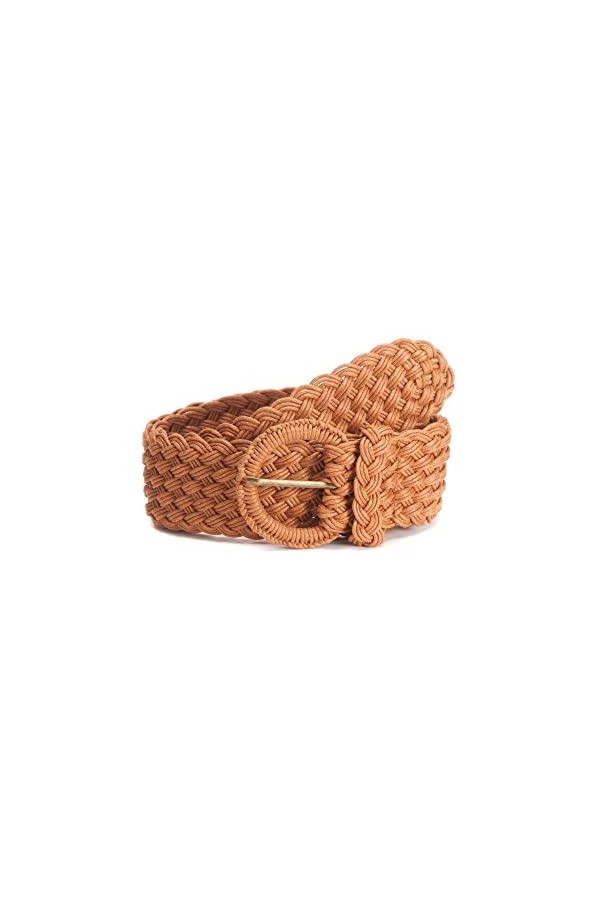 Tamaris Woven Belt W105 Cognac