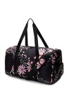 Jadyn B Weekender Bag - 56 cm./ 52L - Sac de Voyage/Sac de polochon/Sac de Sport/Gym avec Poche à Chaussure Navy Floral 