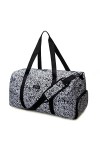 Jadyn B Weekender Bag - 56 cm./ 52L - Sac de Voyage/Sac de polochon/Sac de Sport/Gym avec Poche à Chaussure Navy Floral 
