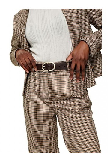 Esprit 101ea1s303 Ceinture, 200/Dark Brown, 75 Femme