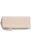 Expatrié Pochette soirée femme beige Marie sac à main pour femmes en faux cuir - Sac à bandoulière polyvalent en cuir PU & po