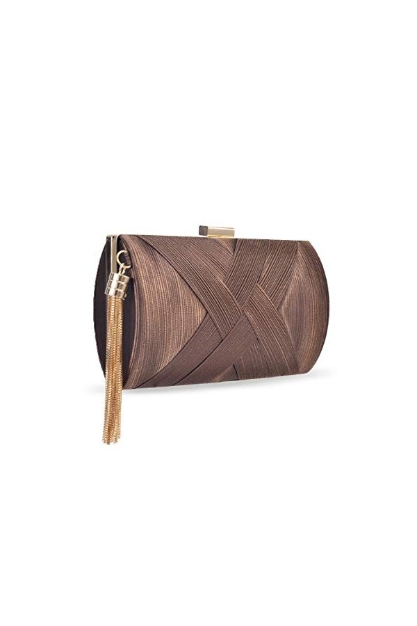 Zebrum Pochette de soirée de designer, sac à main de soirée, pochette de soirée pour portefeuille, porte-monnaie pour jeune f