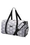 Jadyn B Weekender Bag - 56 cm./ 52L - Sac de Voyage/Sac de polochon/Sac de Sport/Gym avec Poche à Chaussure Navy Floral 