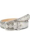 styleBREAKER Ceinture cloutée pour dames Plain avec petits clous en motif dentelé, ceinture, ceinture synthétique, peut être 