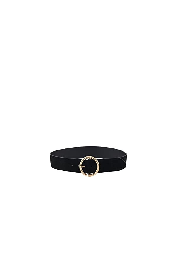 PIECES Pcamailie Suede Waist Belt Ceinture, Noir, 55 Femme