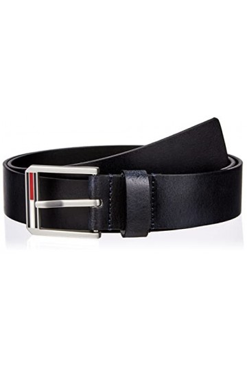 Tommy Jeans TJM Essential Leather 3.5 Ceinture, Twilight Navy, 105 Homme