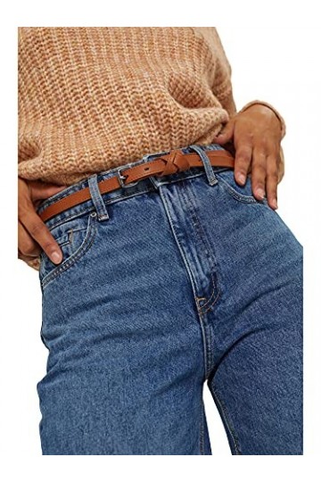 Esprit 091ea1s303 Ceinture, Couleur : Marron, 100 Femme