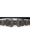 styleBREAKER Ceinture avec boucle double agrémentée style western, B-low Belt, réglable, femmes 03010085, taille:95cm, couleu