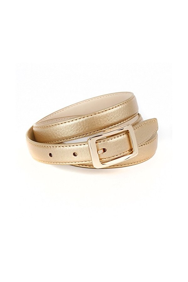 Anthoni Crown A4WETG3 Ceinture, Or Beige/Or 034 , 100 Femme