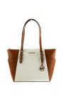 Michael Kors Charlotte Signature Large Top Zip Tote - Brown
