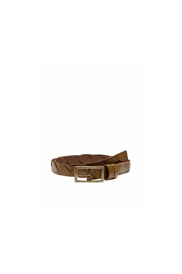 Only Onlbeat Leather Belt Ceinture, Noir, 80 cm Femme